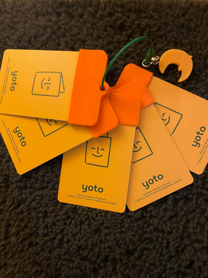 Porte-cartes Yoto avec anneaux intégrés – Pratique et personnalisable