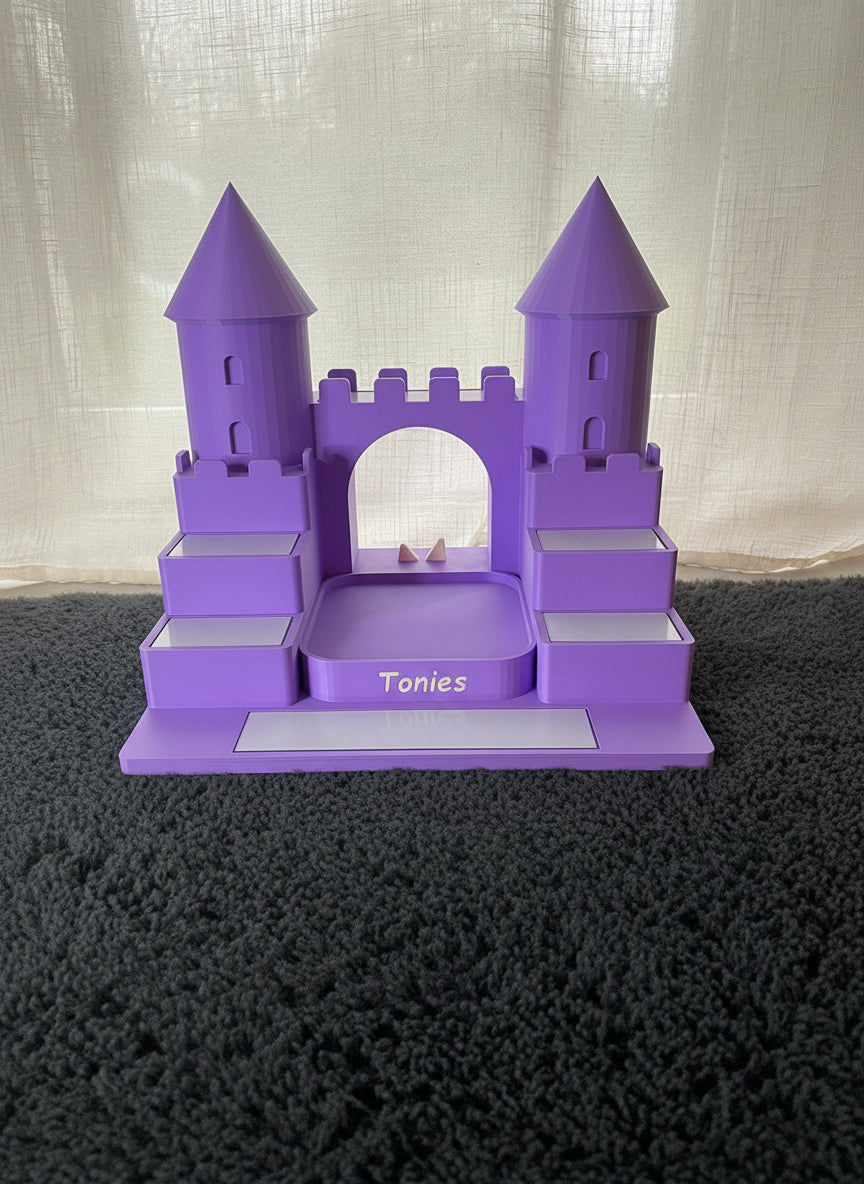 Étagère Château Version 2 tours (grand rangement pour figurines Tonies)