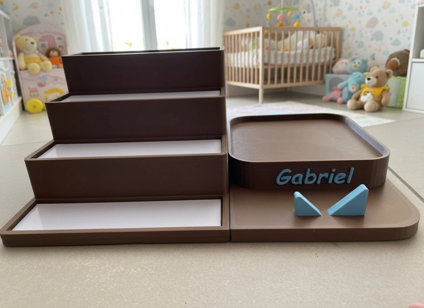 etagere pour figurine tonies et support toniebox